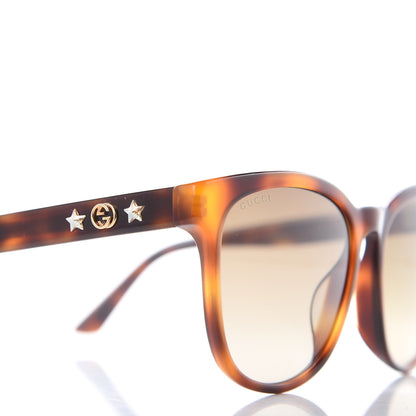 Gucci Round Frame Star Sunglasses GG0232SK Tortoiseshell 7 of 7