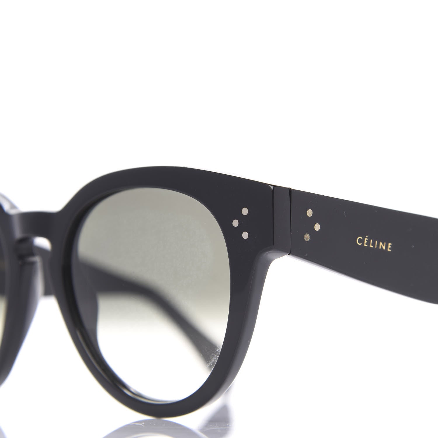 Celine Thin Preppy Sunglasses CL 41049/S Black 5 of 9