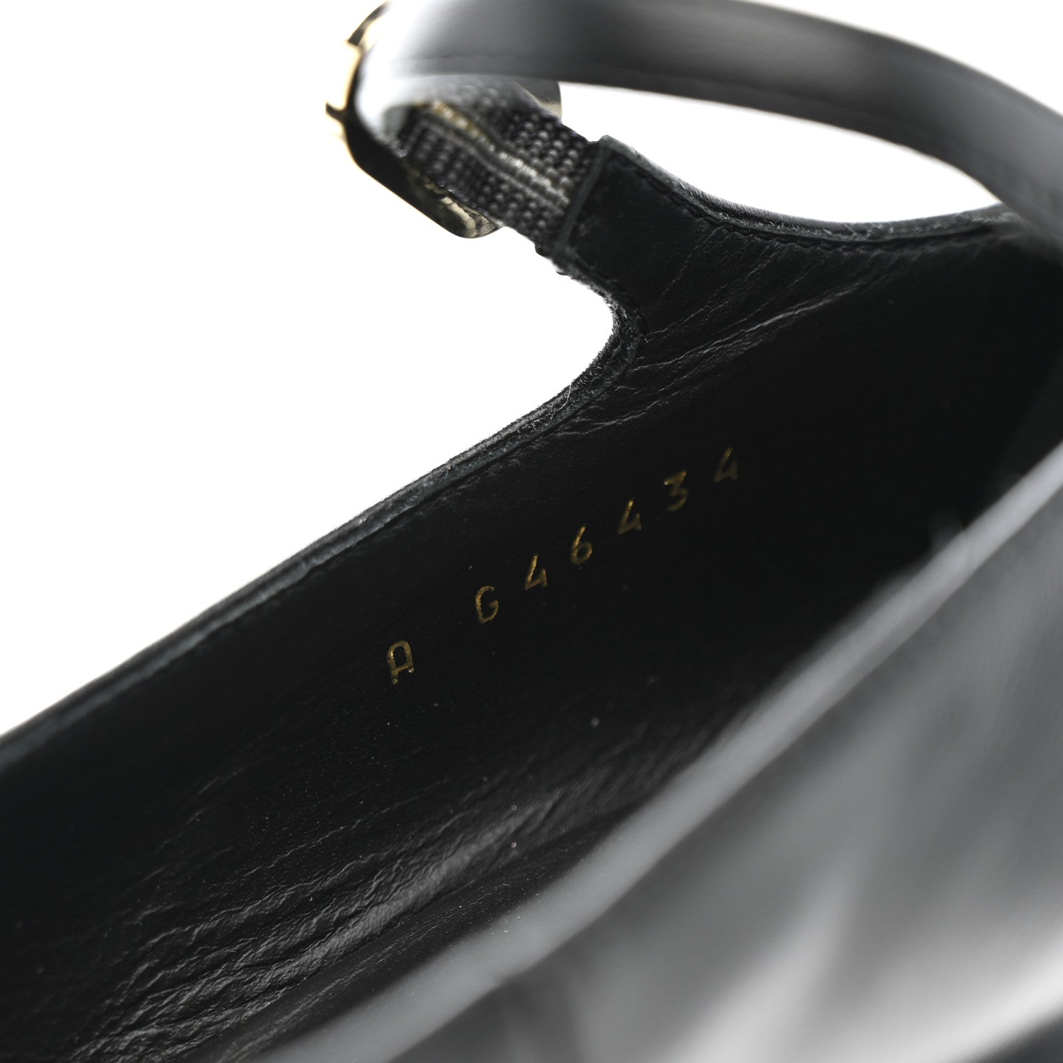 Chanel Lambskin Grosgrain Mary Jane Platform Pumps 38.5 Black 9 of 11
