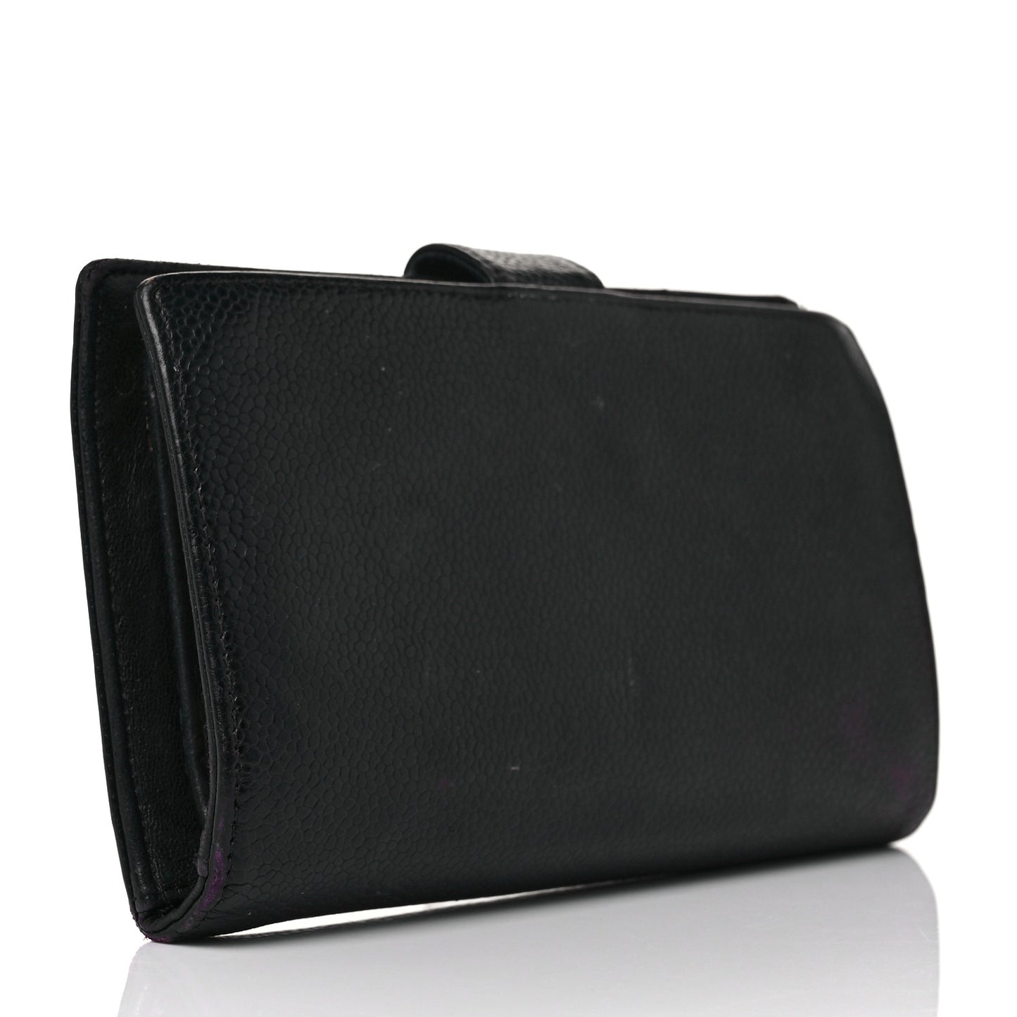 Caviar Timeless CC French Wallet Black