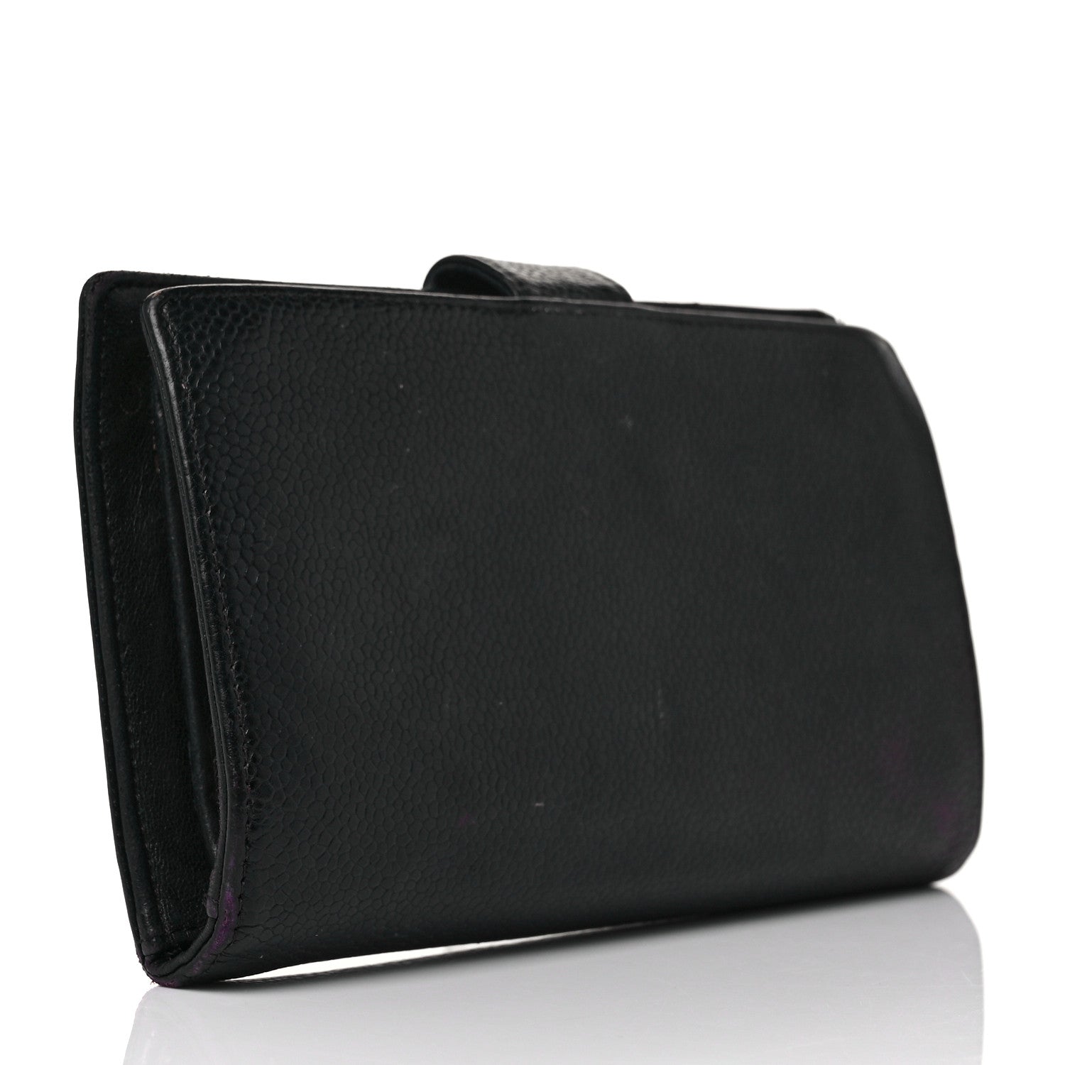 Chanel Caviar Timeless CC French Wallet Black 3 of 8