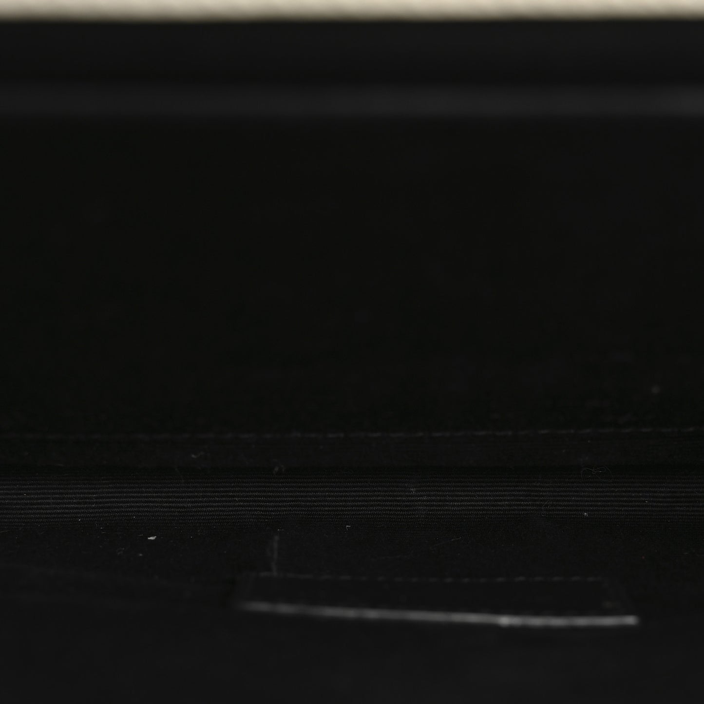 Grain De Poudre Matelasse Chevron Monogram Envelope Clutch Blanc Vintage