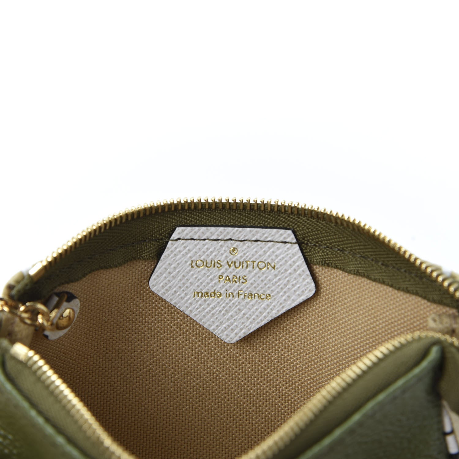 Louis Vuitton Monogram Giant Micro Pochette Accessories Kaki White 7 of 9