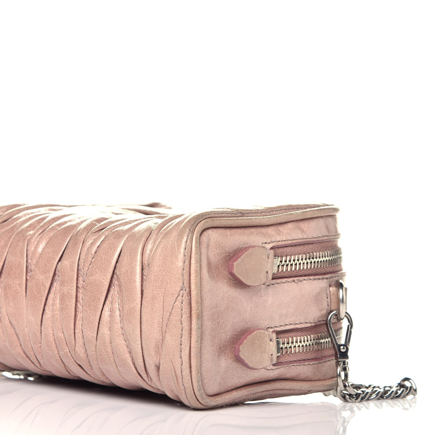 Miu Miu Nappa Matelasse Lux Camera Bag Mughetto 9 of 9
