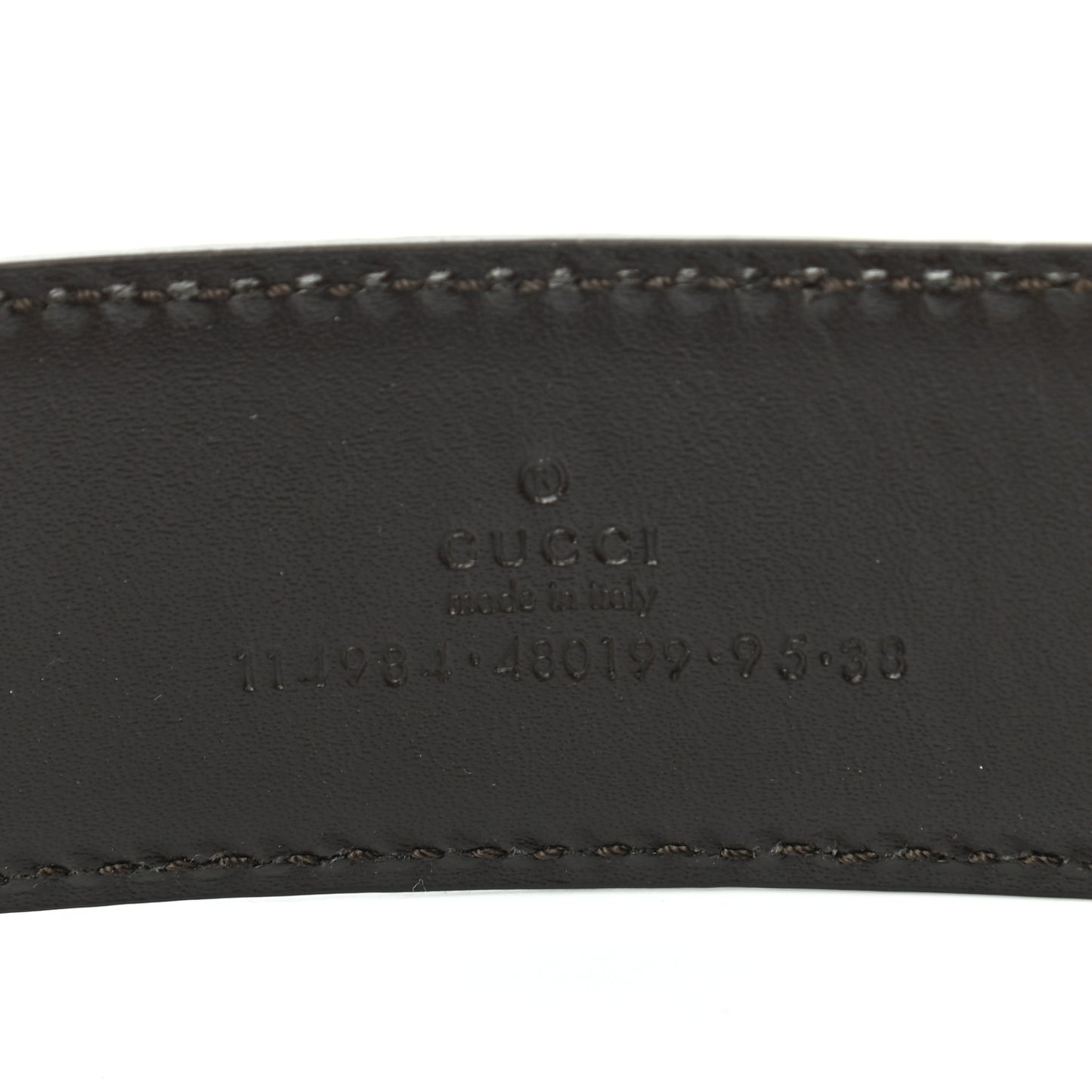 Guccissima Interlocking G Belt 95 38 Brown