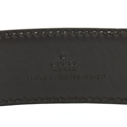 Gucci Guccissima Interlocking G Belt 95 38 Brown 5 of 5