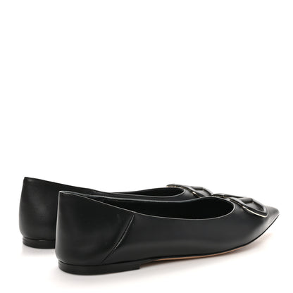 Valentino Garavani Nappa Vlogo Flats 40 Black 4 of 9