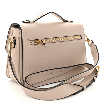 Louis Vuitton Grained Calfskin Lockme Oxford Greige 3 of 9