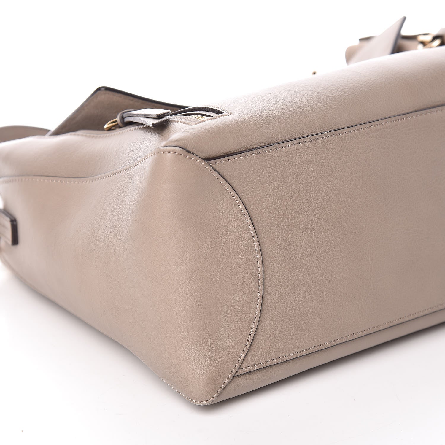 Chloe Calfskin Medium Faye Day Shoulder Bag Motty Grey 8 of 10