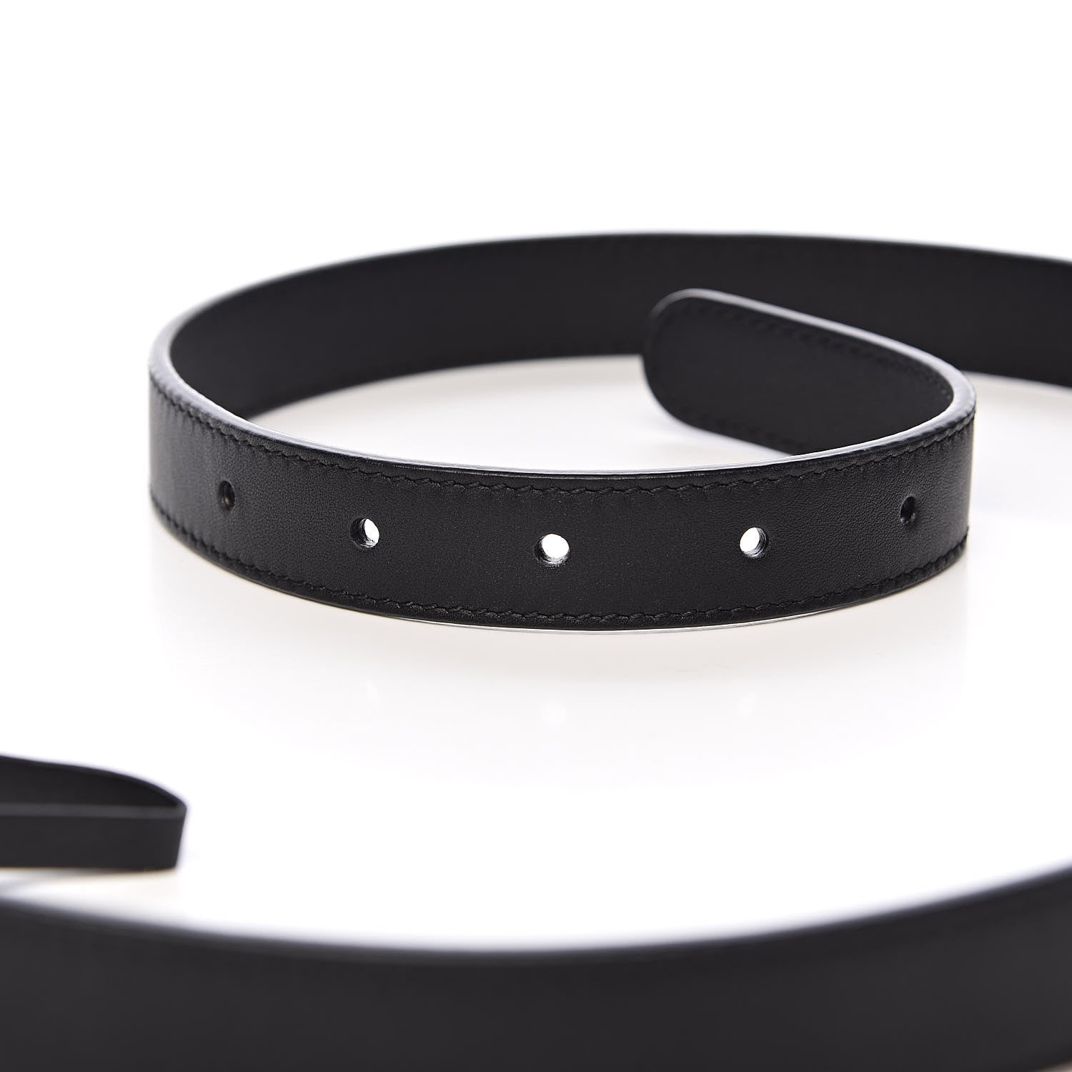 Gucci Calfskin Double G 20mm Belt 80 32 Black 5 of 6
