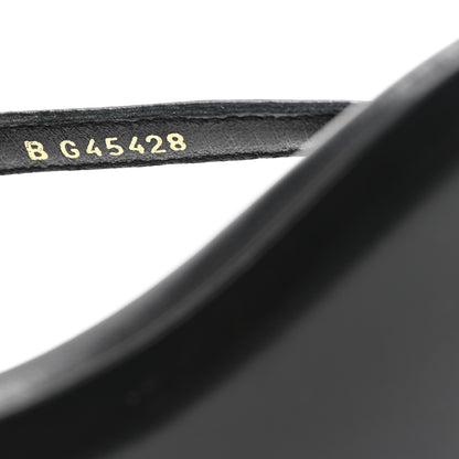 Chanel Lambskin Enamel CC Thong Sandals 38 Black 8 of 9