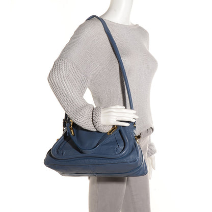 Chloe Calfskin Medium Paraty Street Blue 2 of 8
