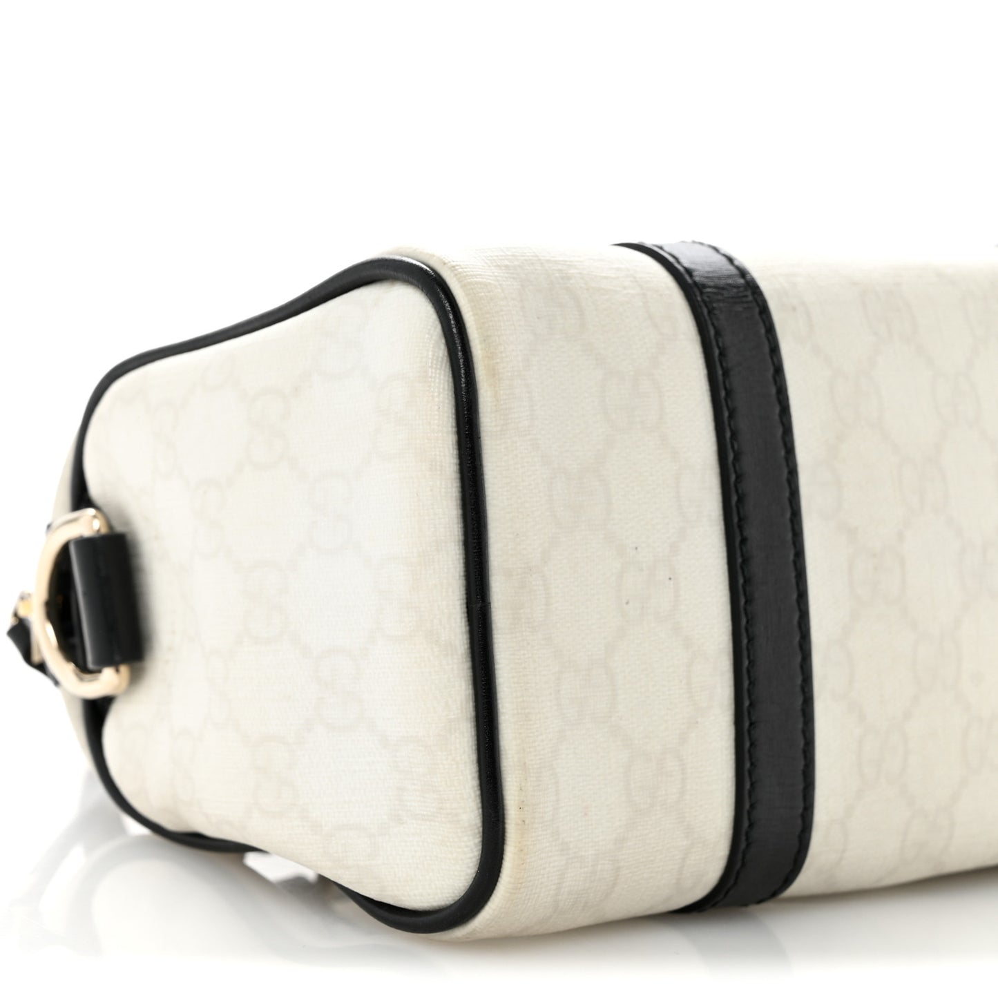 GG Plus Monogram Small Joy Boston White Black