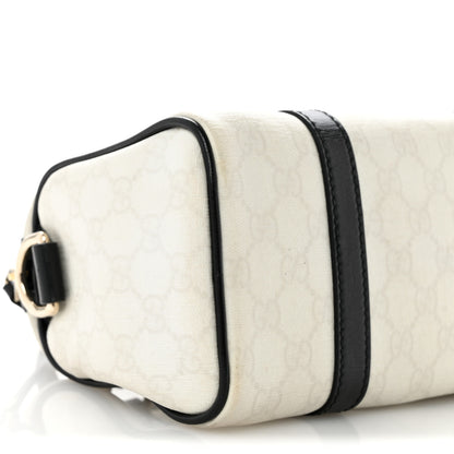 Gucci GG Plus Monogram Small Joy Boston White Black 9 of 15