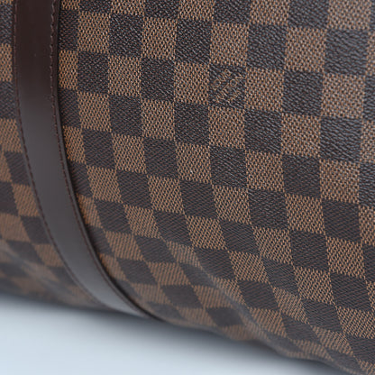 Louis Vuitton Damier Ebene Keepall Bandouliere 55 9 of 10