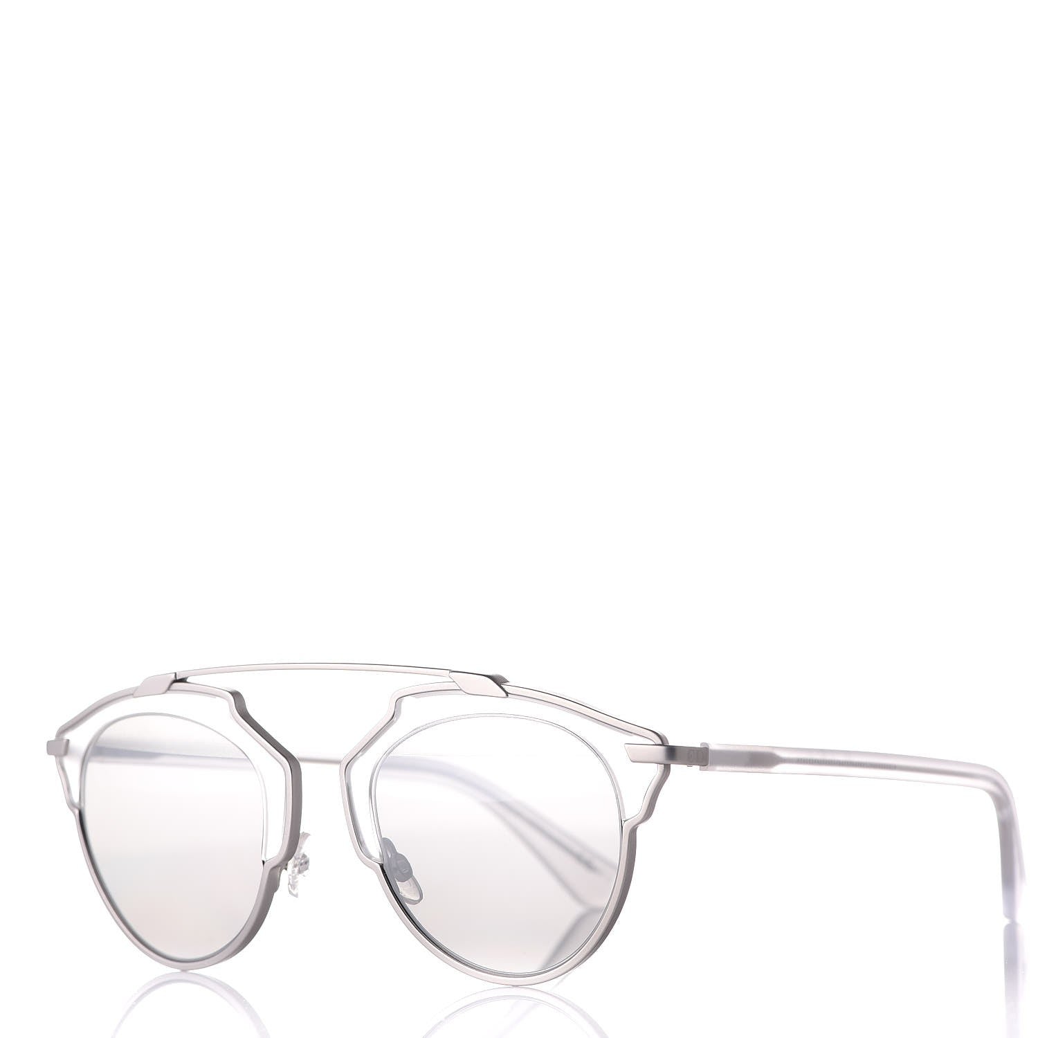Christian Dior So Real Sunglasses Crystal Silver White 1 of 8