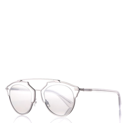 Christian Dior So Real Sunglasses Crystal Silver White 1 of 8
