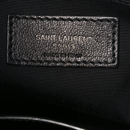 Saint Laurent Crinkled Calfskin Matelasse Monogram Niki Shoulder Bag Black 6 of 12