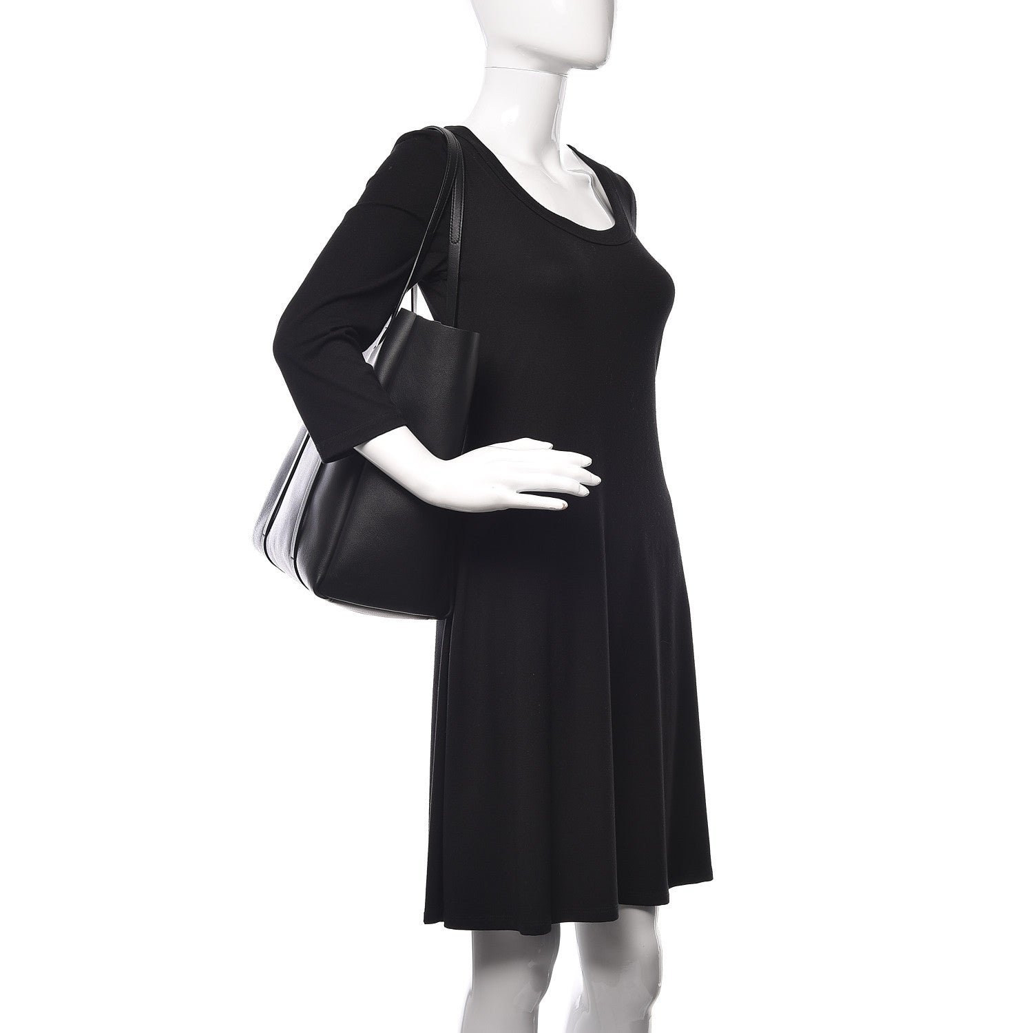 Balenciaga Calfskin Small Everyday Tote Black 2 of 10