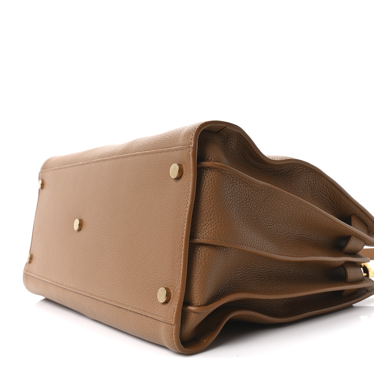 Saint Laurent Grained Calfskin Large Souple Sac De Jour Cinnamon 10 of 10
