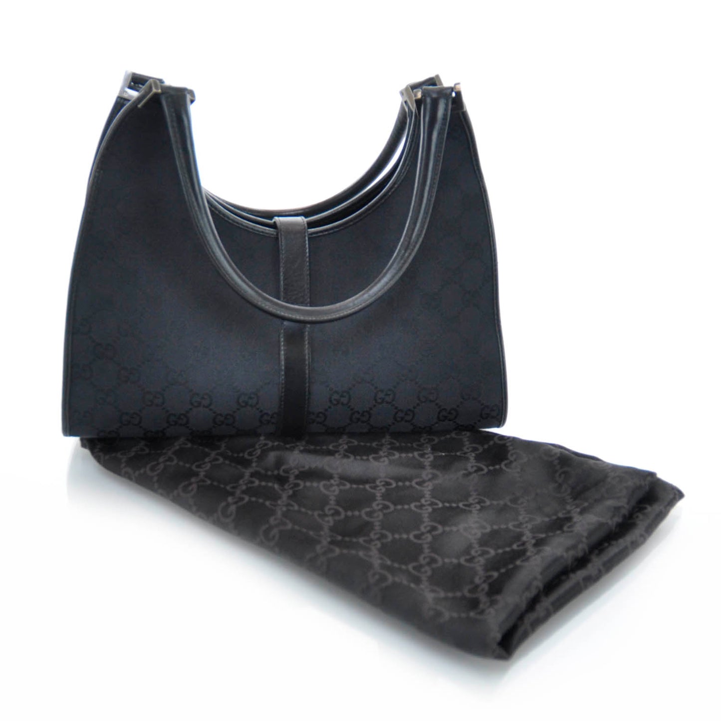 Monogram Small Bardot Black