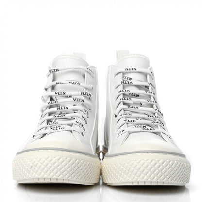 Valentino Garavani Calfskin Womens Giggies High Top Sneakers 37.5 White 2 of 6