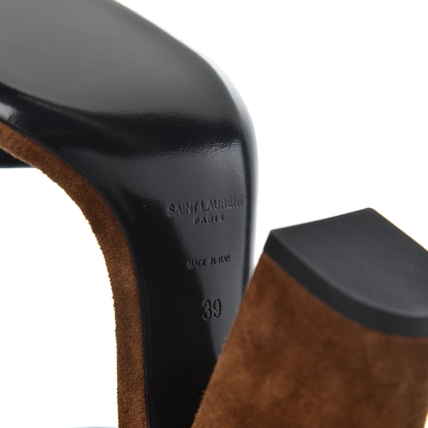 Suede Oak 100 Ankle Strap Sandals 39 Land