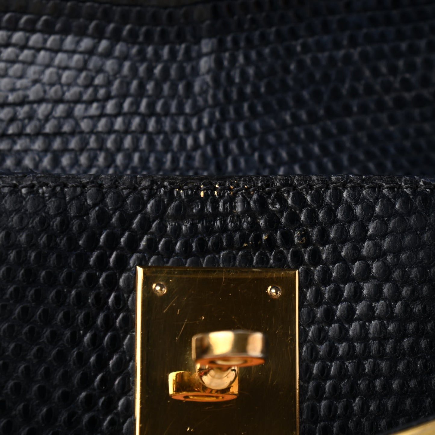 Lizard Kelly Sellier 32 Bleu Indigo