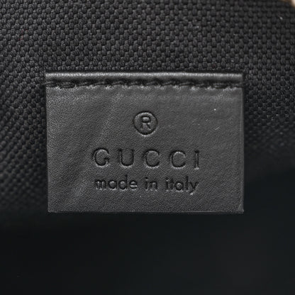 Gucci GG Supreme Monogram Appia Calfskin Web Small Camera Messenger Bag Black Grey 6 of 11