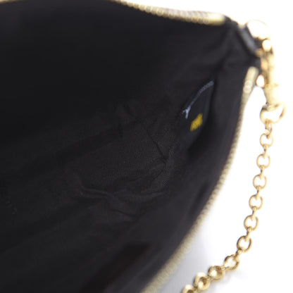 Fendi Zucca Spalmati Vitello Elite Pochette Tobacco Ebano 11 of 12