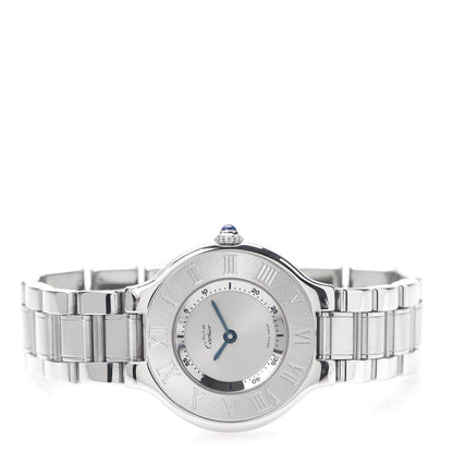 Cartier Stainless Steel 28mm Must De 21 Quartz Watch 3 of 8