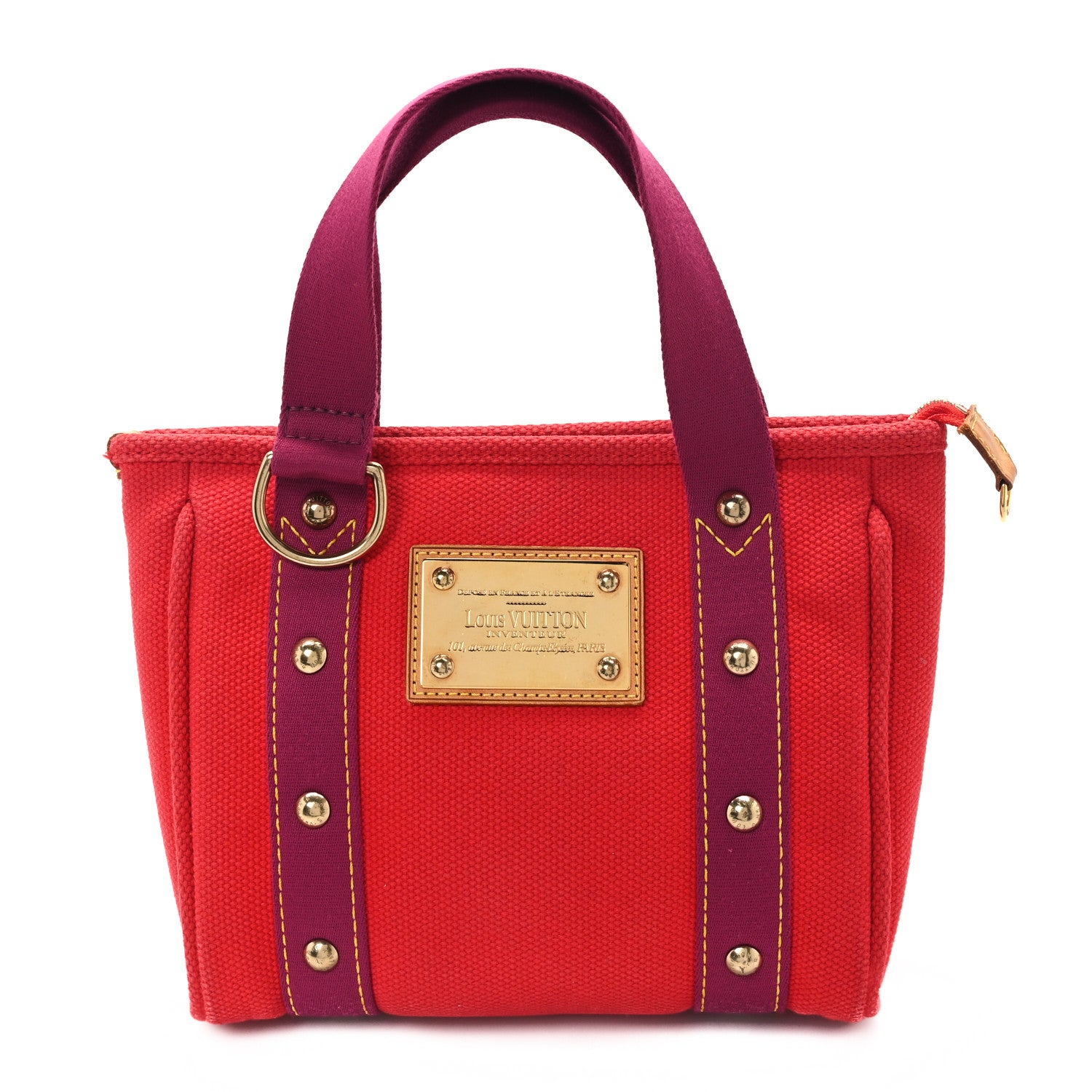Louis Vuitton Antigua Cabas PM Red 1 of 12