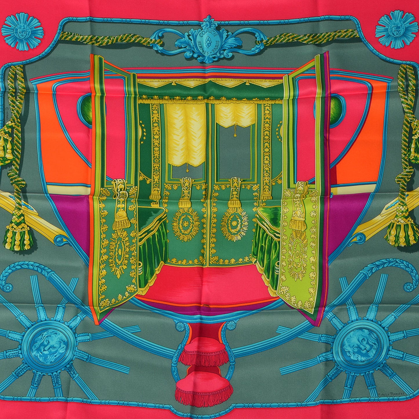 Silk Coach Scarf 70