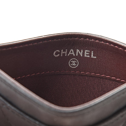 Chanel Lambskin Quilted Card Holder Black 6 of 9
