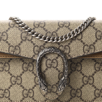 Gucci GG Supreme Monogram Super Mini Dionysus Shoulder Bag Taupe 9 of 10