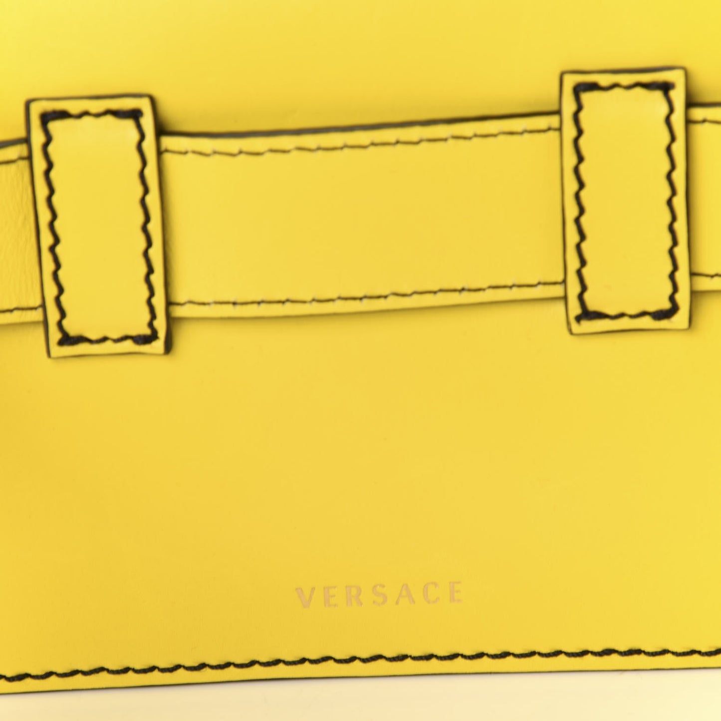 Calfskin V-Adiona Belt Bag Yellow