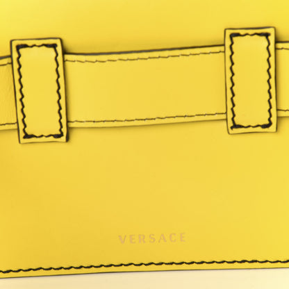 Versace Calfskin V-Adiona Belt Bag Yellow 9 of 10
