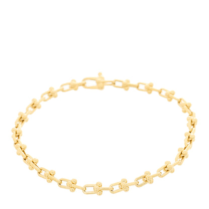 Tiffany 18K Yellow Gold Micro HardWear Link Bracelet 1 of 5
