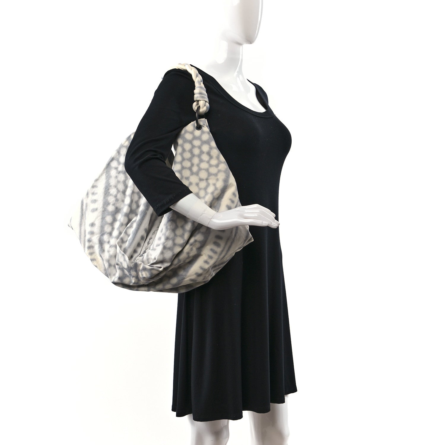 Bottega Veneta Intrecciato Nappa Aquilone Fortune Cookie Hobo White 2 of 14