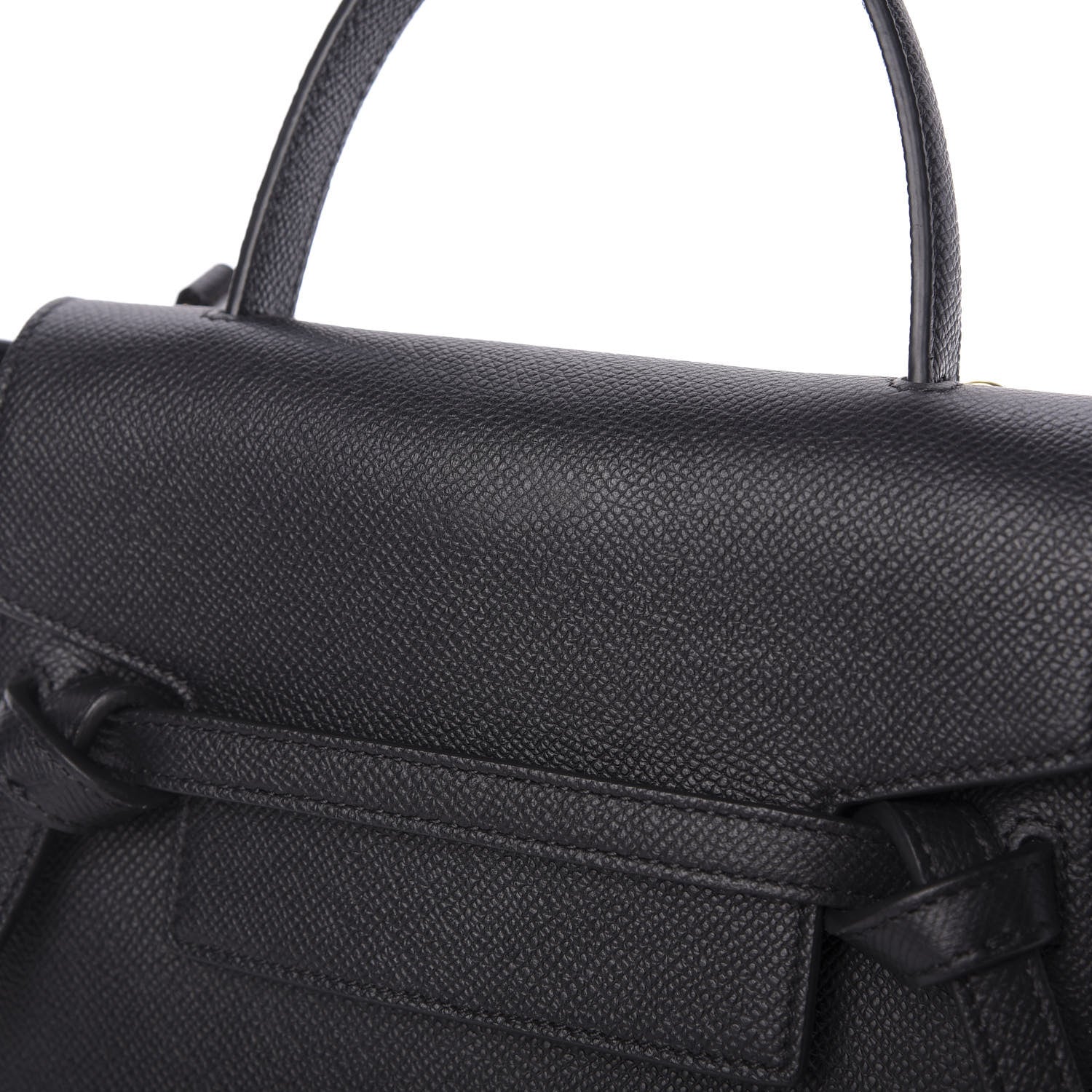 Celine Grained Calfskin Nano Belt Bag Black 11 of 11
