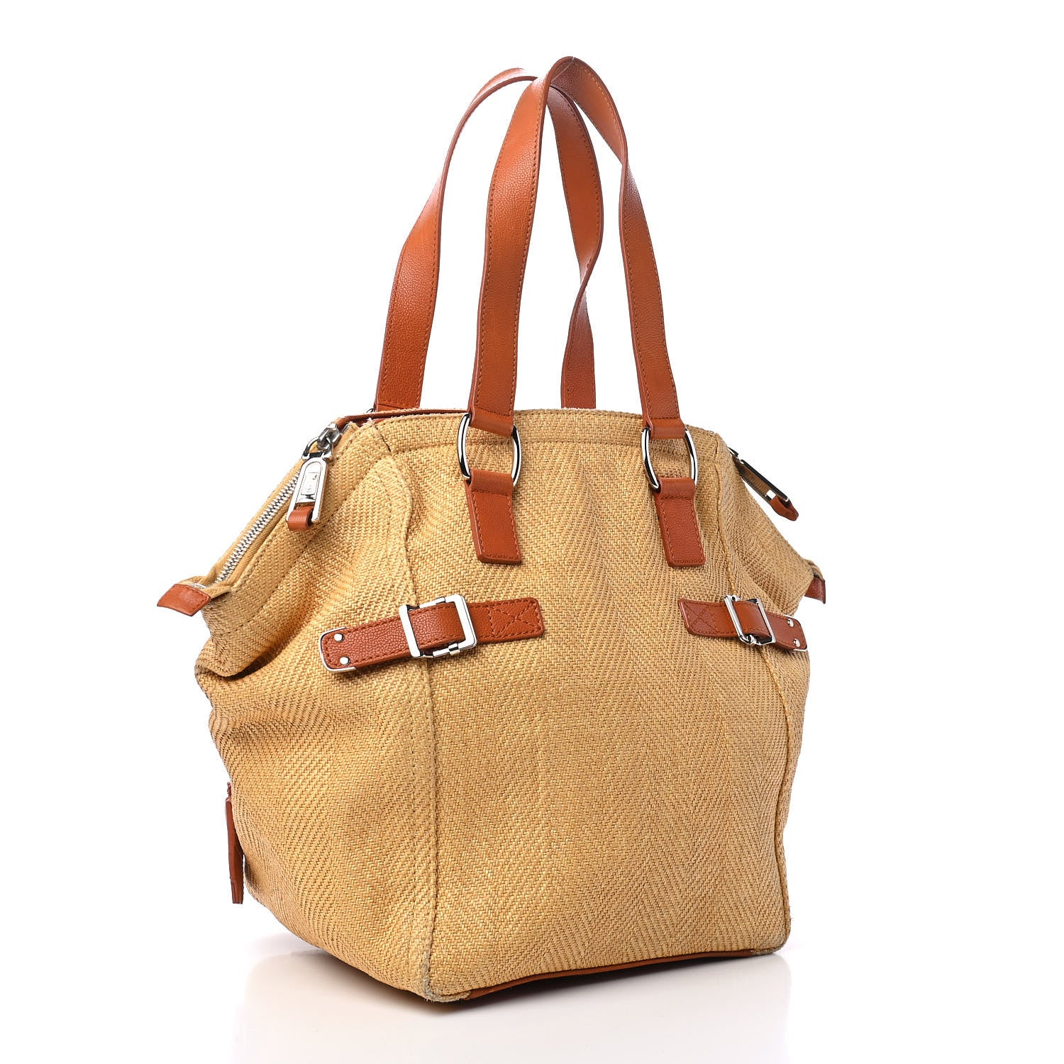 Saint Laurent Straw Raffia Medium Downtown Tote 2 of 8