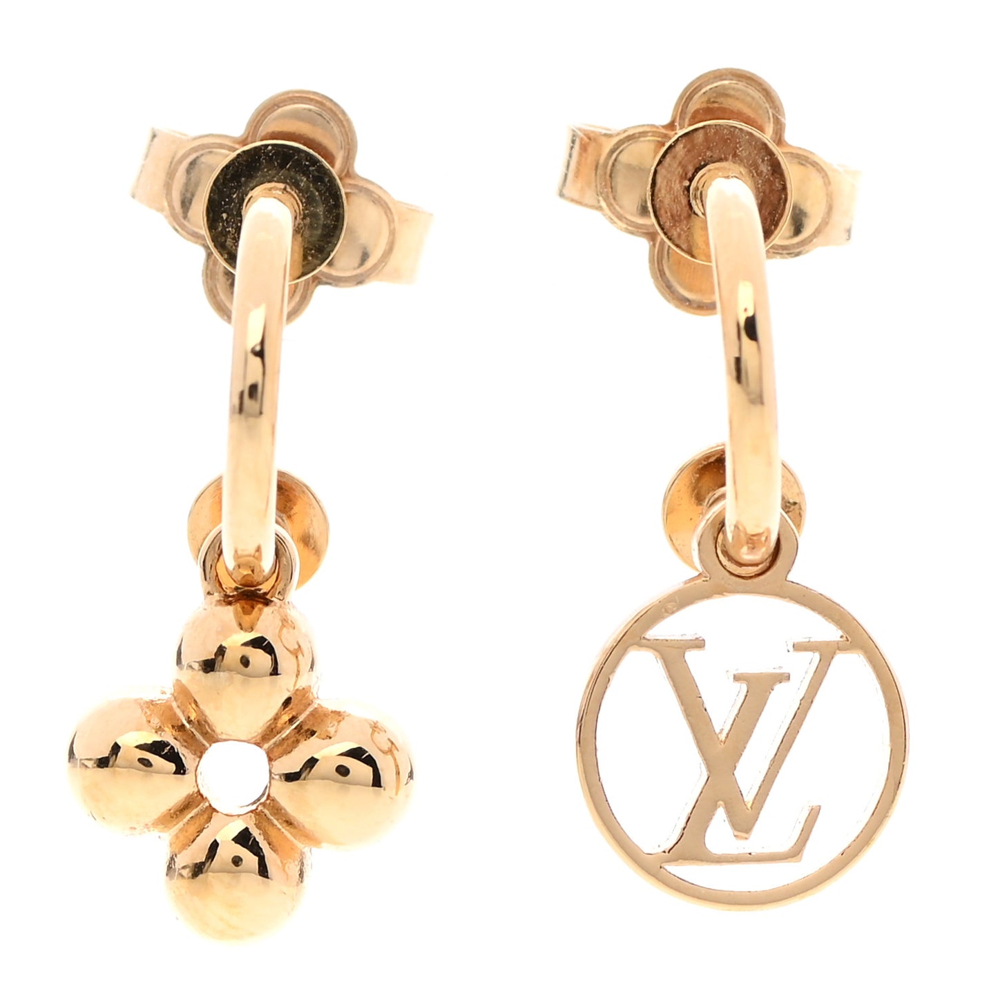 Brass Blooming Earrings Gold