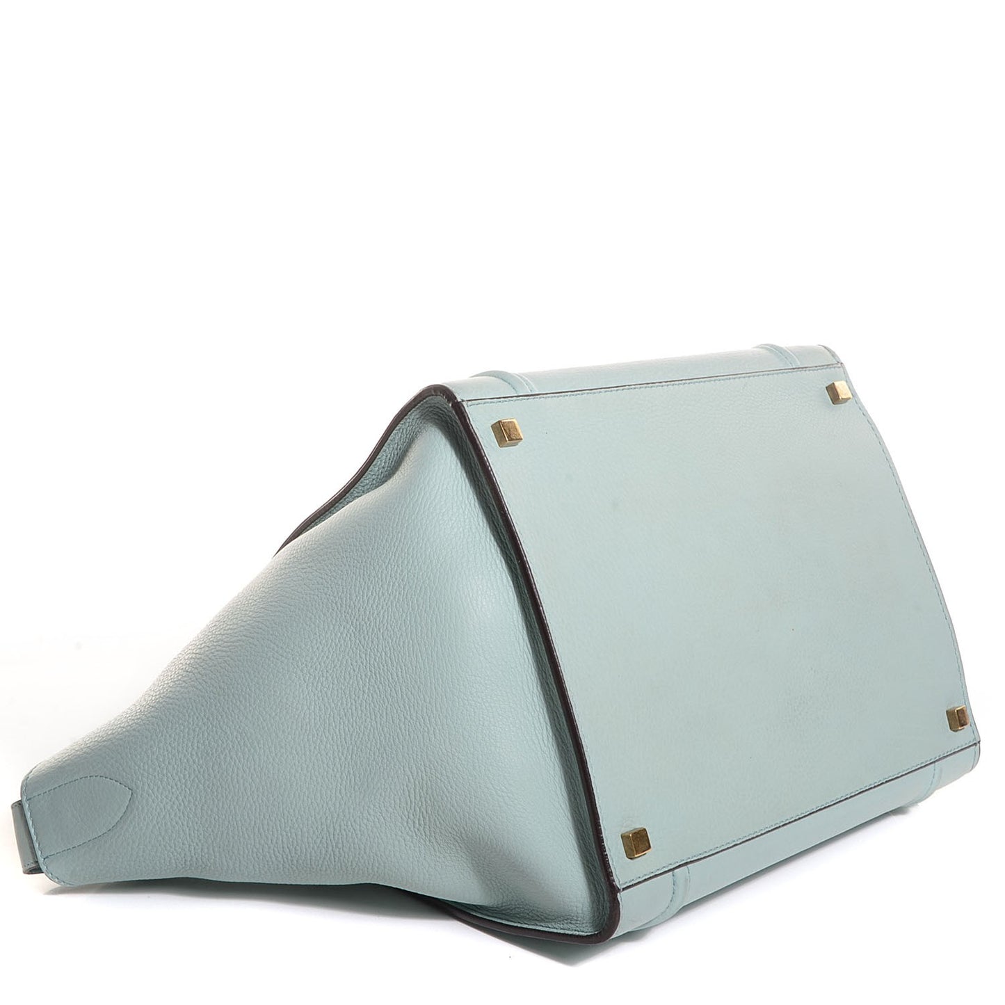 Supple Calfskin Medium Phantom Luggage Glacier