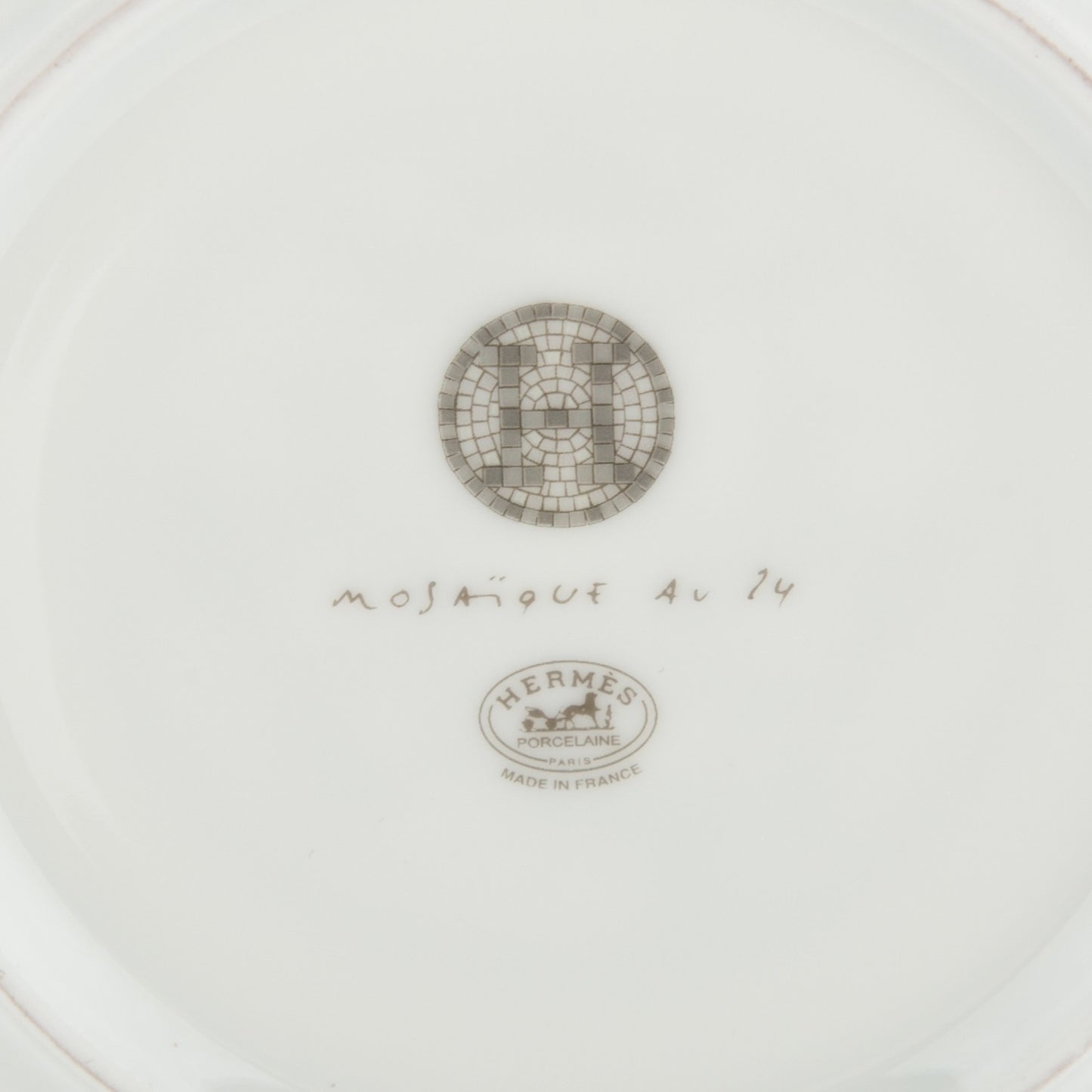 Porcelain Mosaique Au 24 Platine Soup Bowl Set of 2