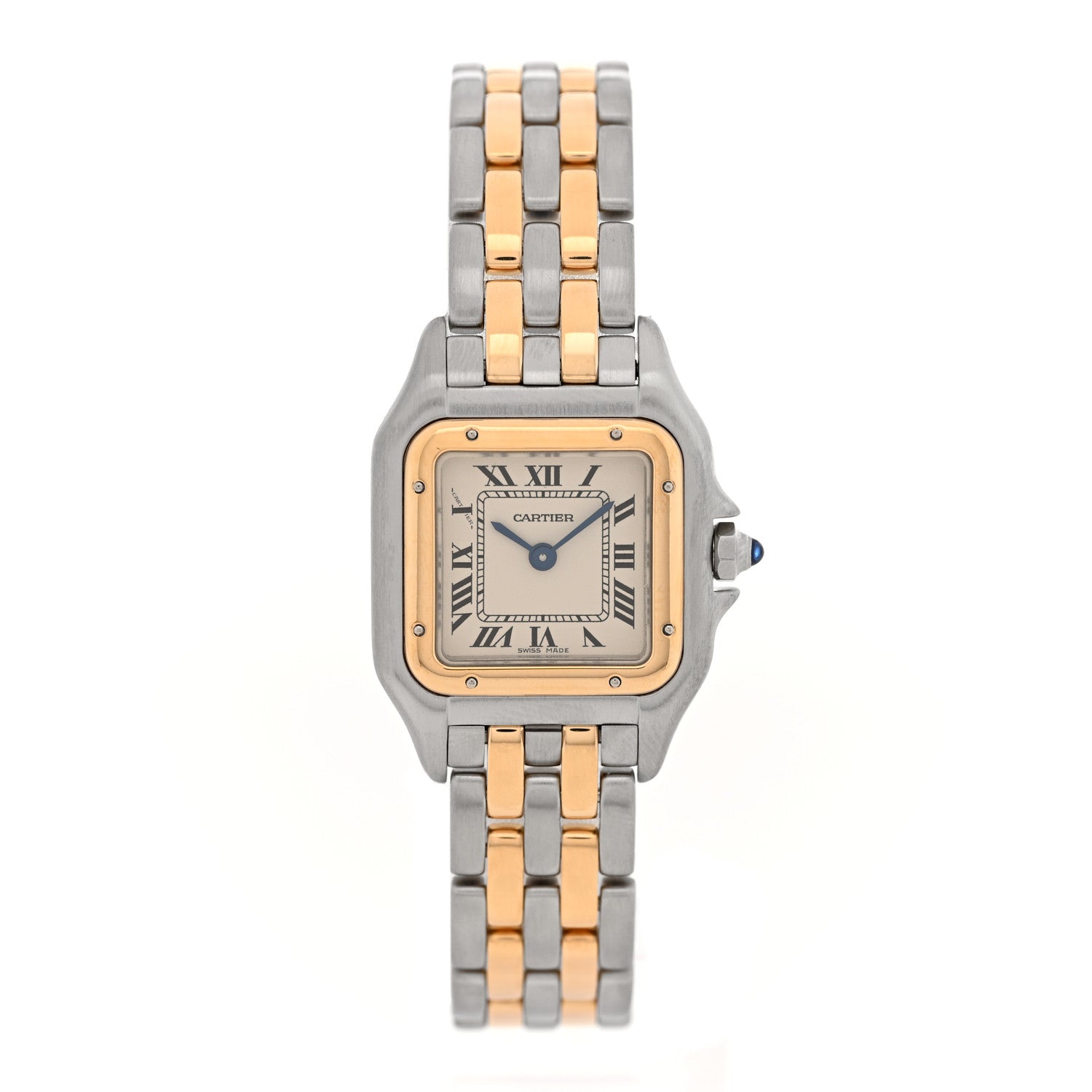 Cartier Stainless Steel 18K Yellow Gold 22mm Panthere Quartz Watch 1 of 4