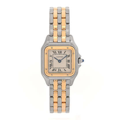 Cartier Stainless Steel 18K Yellow Gold 22mm Panthere Quartz Watch 1 of 4