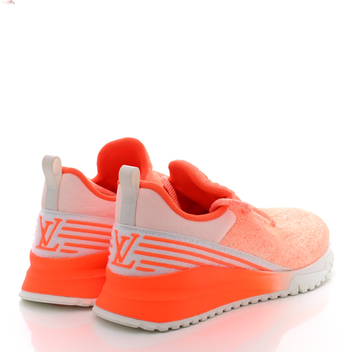 Louis Vuitton Technical Knit V.N.R Sneakers 8 Orange 4 of 8