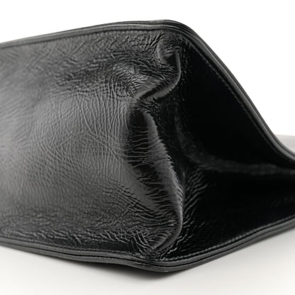 Chanel Shiny Aged Calfskin Shopping Bag Black 10 of 10
