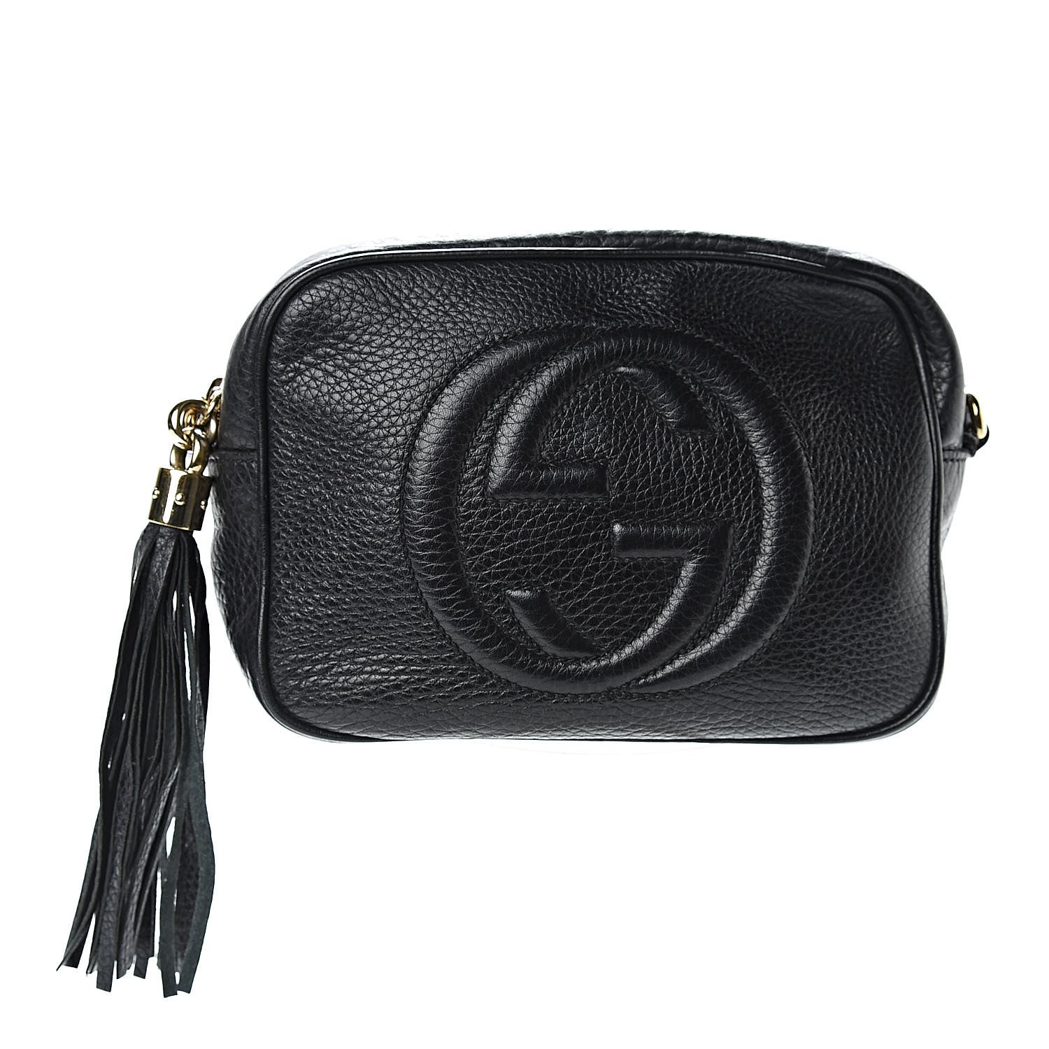 Gucci Pebbled Calfskin Small Soho Disco Bag Black 1 of 15