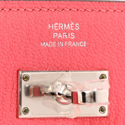 Hermes Chevre Mysore Medium Kelly Wallet Rose Azalee 6 of 7